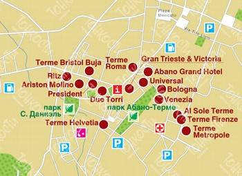О курорте абано-терме в италии: место на карте, достопримечательности, отдых
