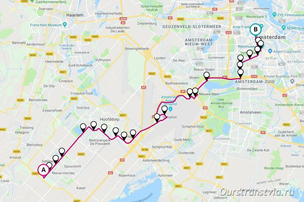 Карта автобусов 397. Схема движения автобусов в Амстердаме. Автобус 397 схема движения. 397 Автобус карты. Маршрут остановки 397 Амстердам.