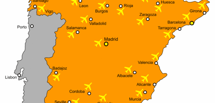 Аэропорты испании
