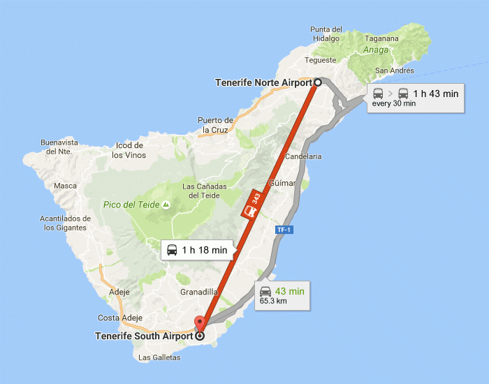 Тенерифе южный – главный аэропорт канарских островов