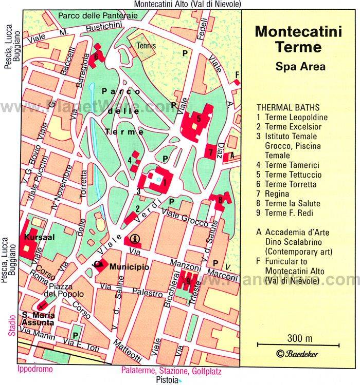 Монтекатини — знаменитые достопримечательности | все достопримечательности