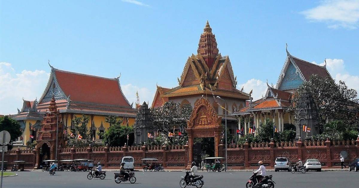 Город пномпень, камбоджа: достопримечательности