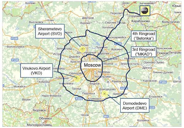 Внуково на карте москвы: расположение и способы добраться