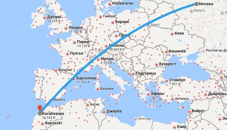 Сколько лететь до туниса из москвы: прямым рейсом, по времени
