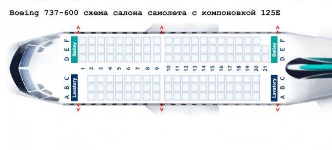 Схема салона и лучшие места boeing 737-500: особенности самолета | авиакомпании и авиалинии россии и мира