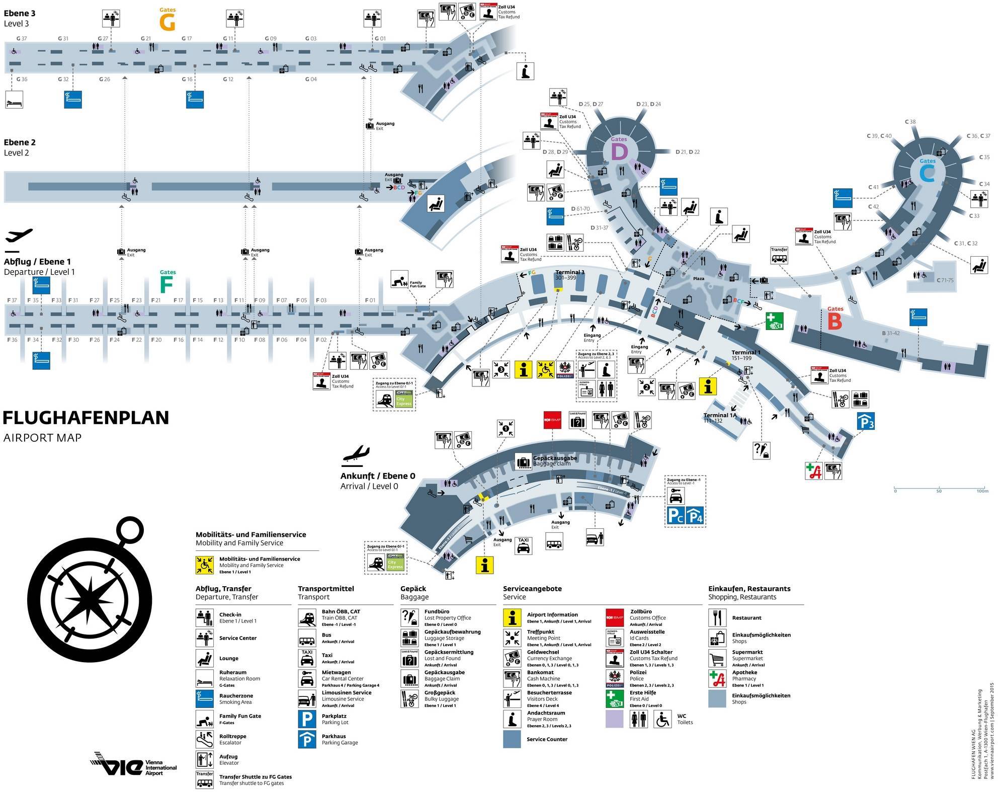 Аэропорт вена-швехат: описание, расположение, маршруты на карте