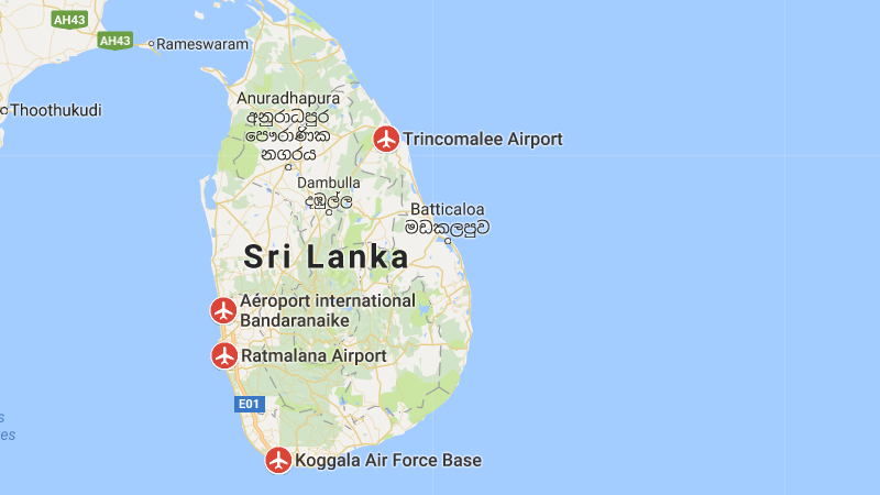 Аэропорт  коломбо бандаранайке: карта, терминалы, код иата