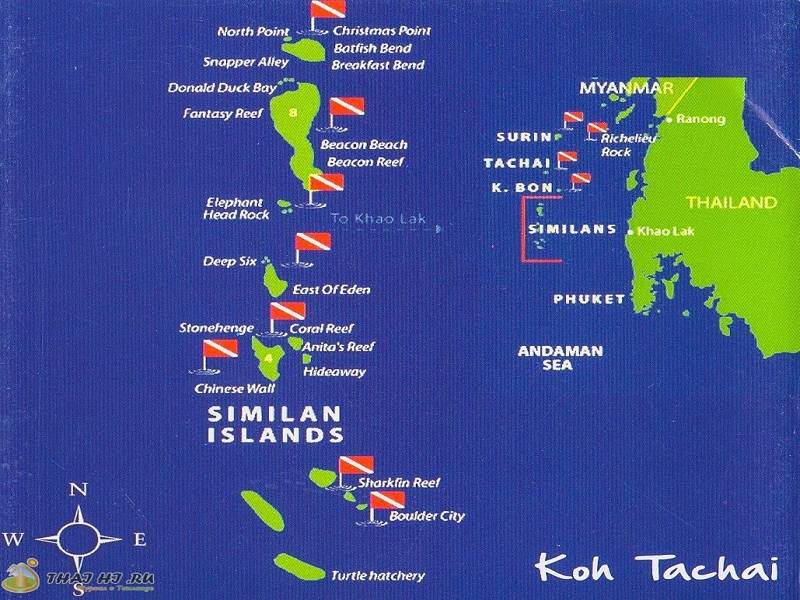 Симиланские острова: экскурсии, фото, отзывы