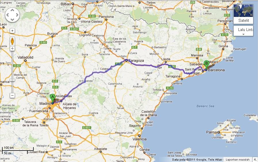 Маршрут по испании на машине из барселоны - фото, описание, карта