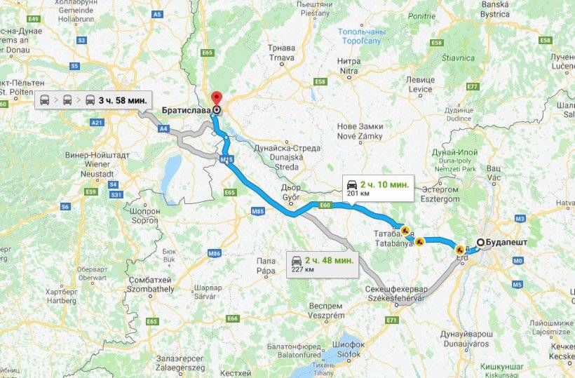 На каком транспорте можно добраться из аэропорта в будапешт?