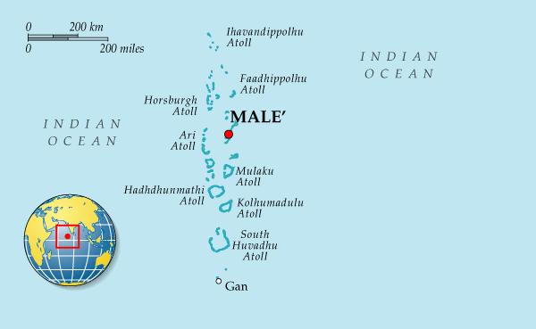Разбираемся в мальдивских атоллах: посмотрим на карте где расположены самые популярные атоллы