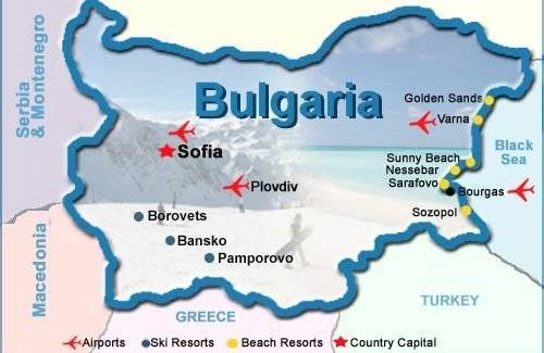 Аэропорты болгарии