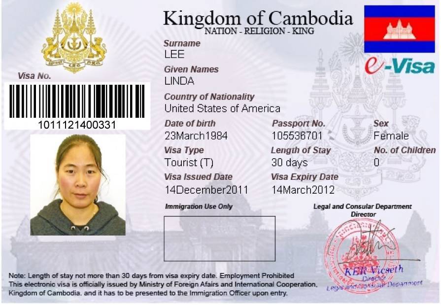 Виза в камбоджу для россиян в 2022 году