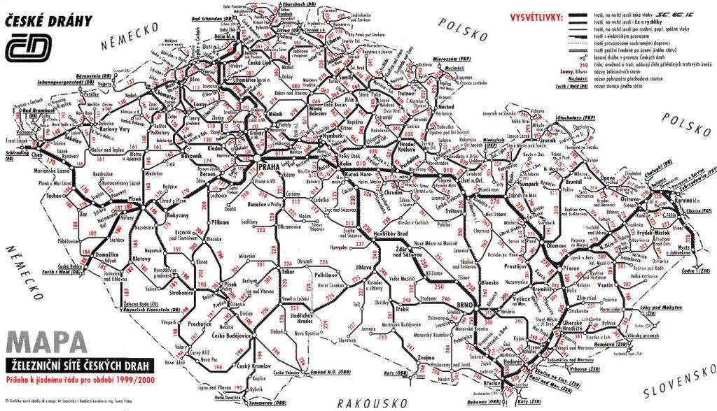 Чешские железные дороги: официальный сайт