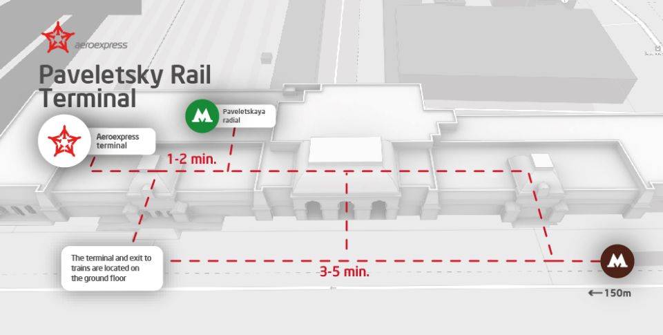 Схема савеловского вокзала аэроэкспресс