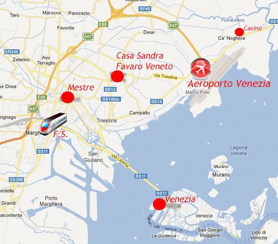 Как добраться из аэропорта венеции до местре: прямой автобус