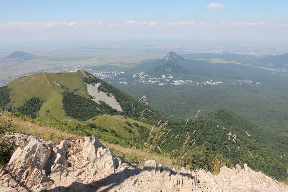 Фото вид с горы машук