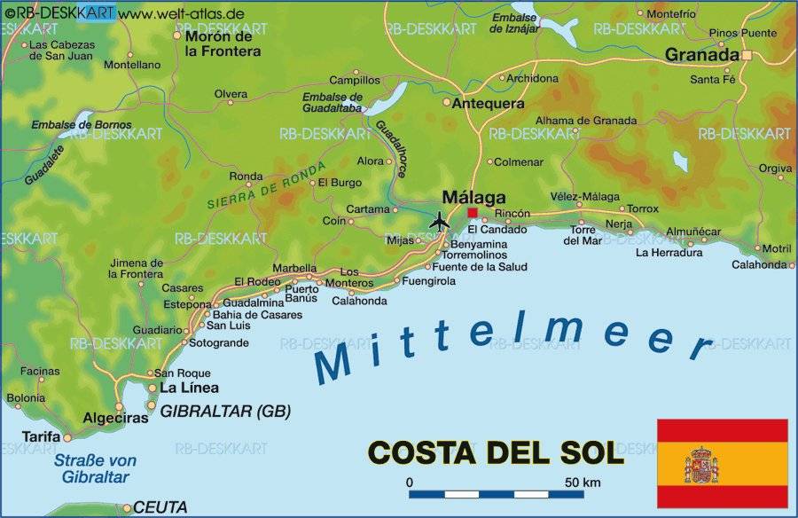 Коста-дель-соль осенью, зимой, весной, летом - сезоны и погода в коста-дель-соль по месяцам, климат, tемпература
