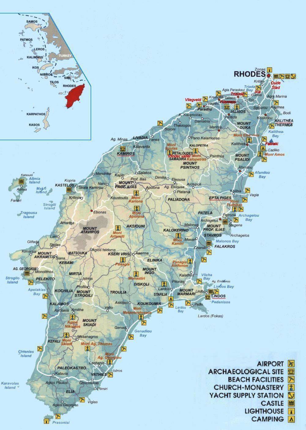 Остров родос – жемчужина греции: курорты, климат, карта + советы туристам