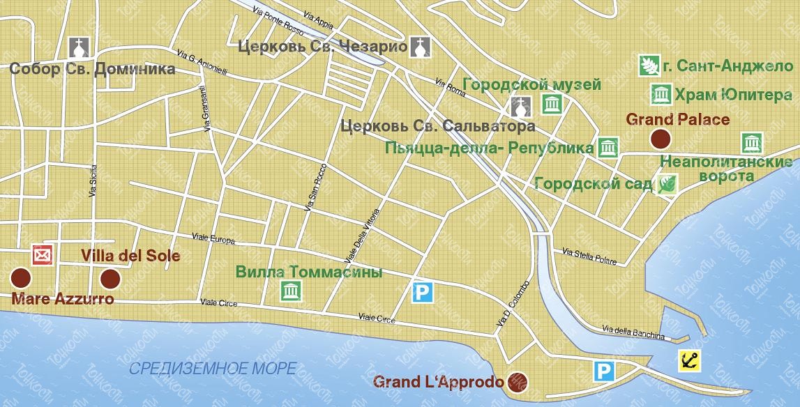 Террачина Италия — пляжи, достопримечательности, город на карте