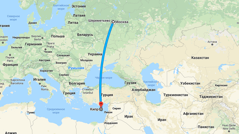Сколько лететь из москвы до хорватии по времени прямым рейсом