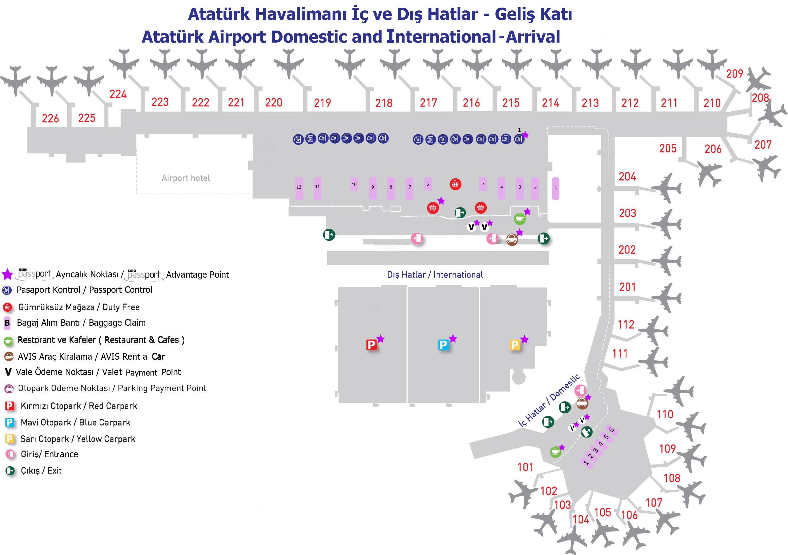 Аэропорт стамбула ататюрк онлайн табло вылета завтра