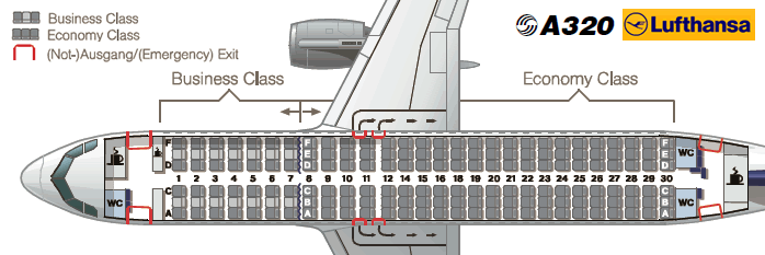 Схема салона airbus a319 “россия”. лучшие места в самолете