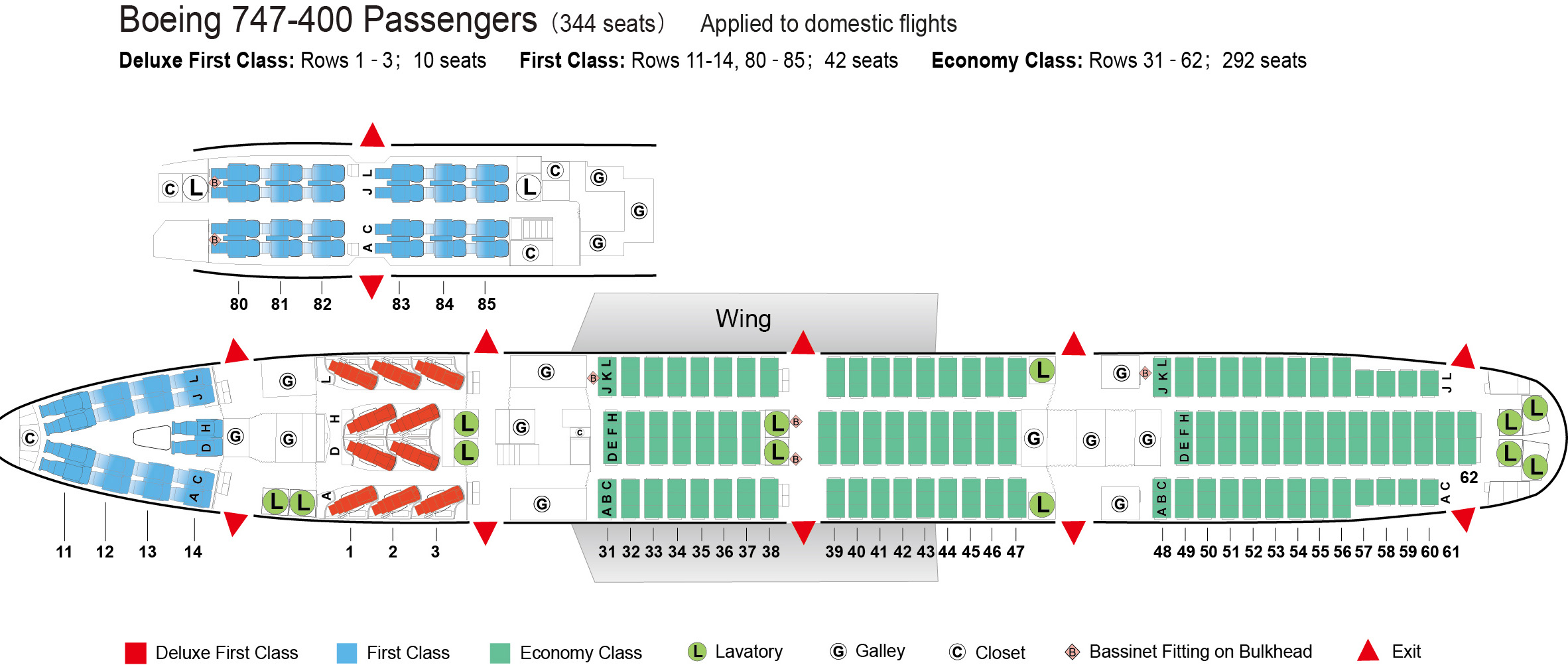 Боинг 747 400 россия - схема салона, где лучше сидеть в самолете