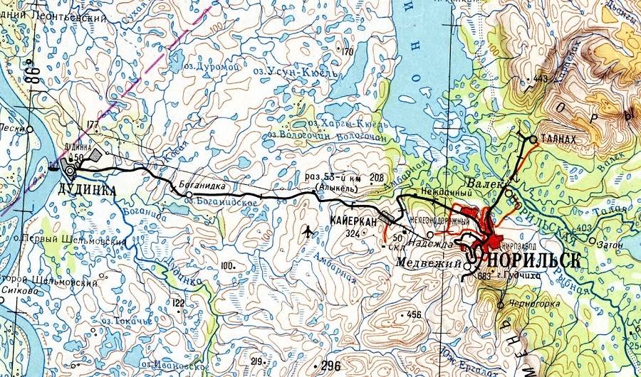 Норильск на карте россии: в какой области или крае находится