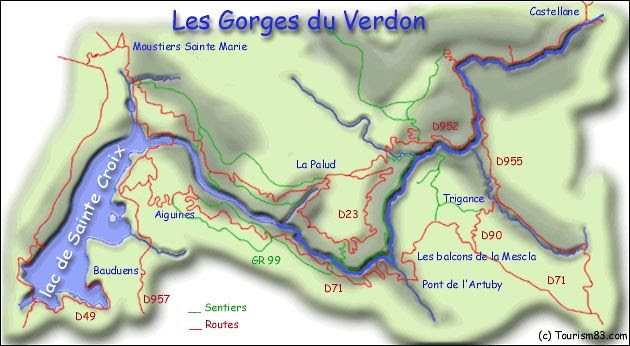 Вердонский каньон на авто прованс – сайт винского