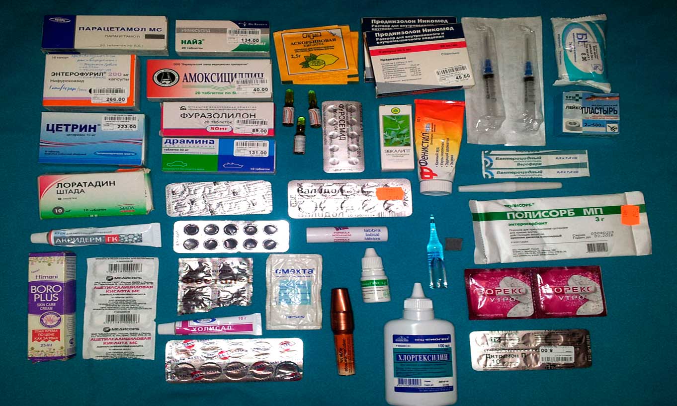 Аптечка в таиланд список необходимых лекарств что взять ребенку