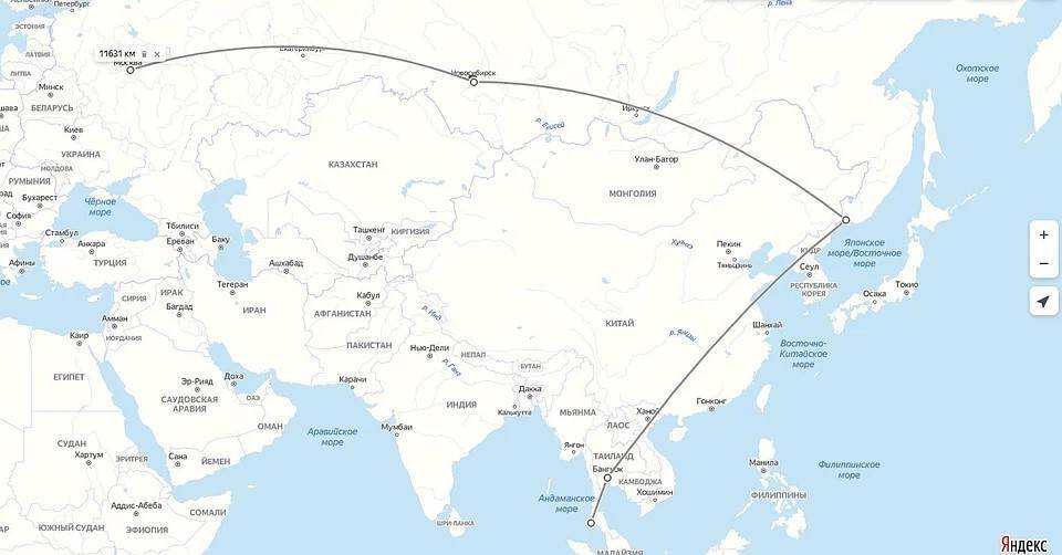 Расстояние и время полета с новосибирска до бангкока | авиакомпании и авиалинии россии и мира