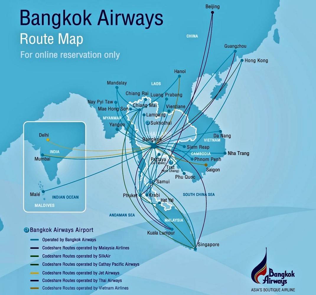 Бангкокские авиалинии — официальный сайт