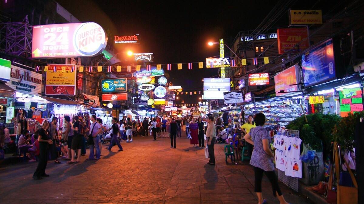 Бангкок - улица каосан роуд, как добраться до каосан роад - 2023