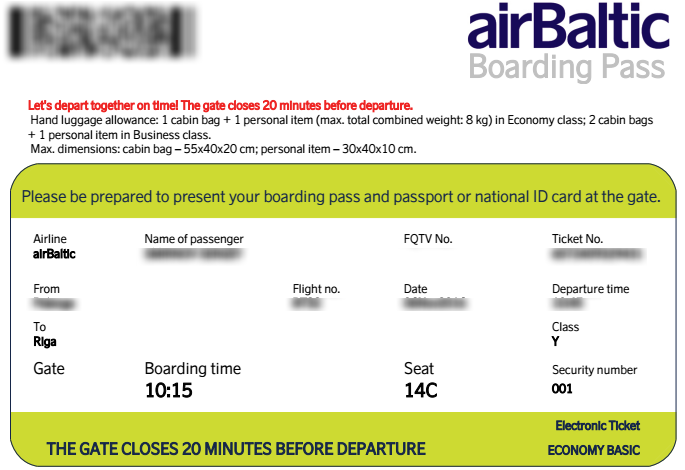 Airbaltic: бронирование билетов и регистрация на рейс