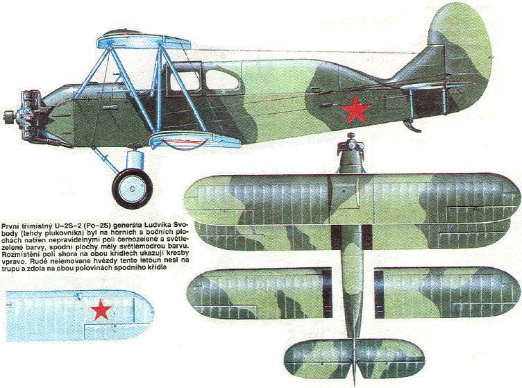 Самолёт по-2 (у-2), чертежи самолёта по 2