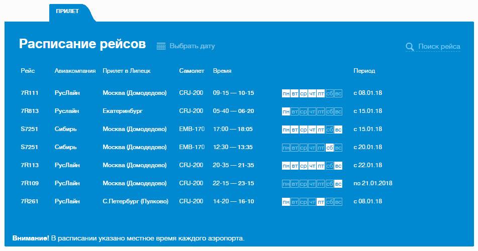 Все об аэропорте липецка (uuol lpk)- онлайн табло, официальный сайт