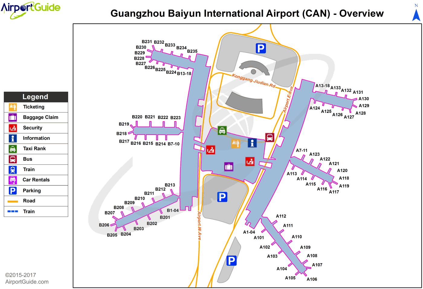 Аэропорт гуанчжоу байюнь (guangzhou baiyun international airport)