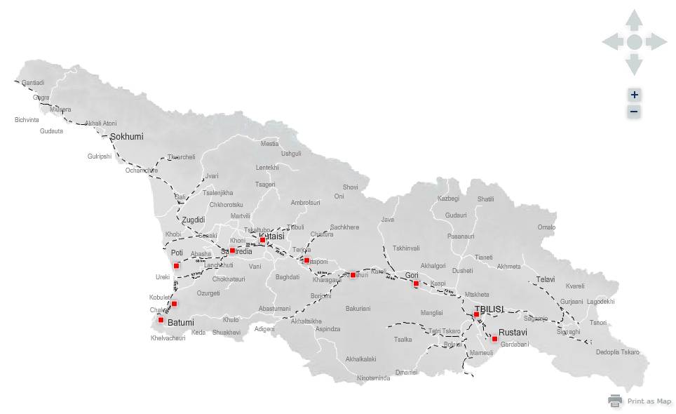 Грузинские железные дороги: официальный сайт