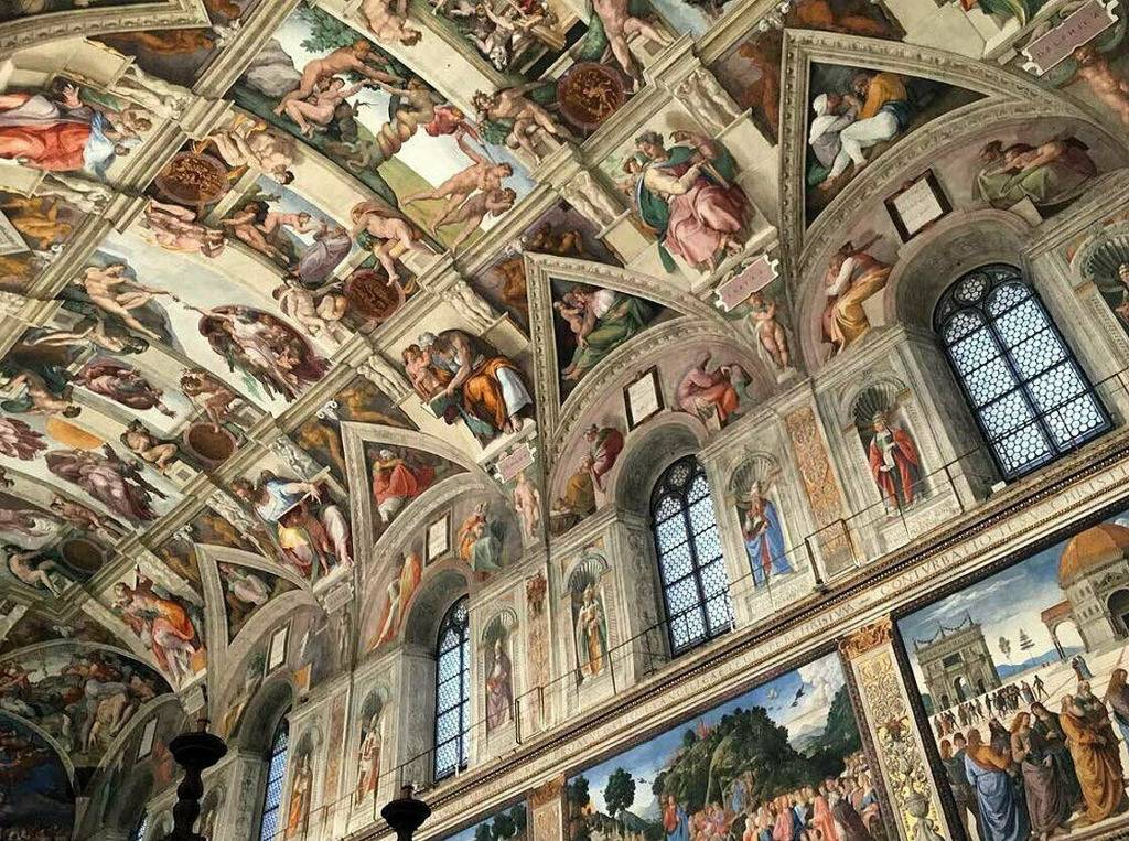 Сикстинская капелла, ватикан, рим - фрески микеланджело, росписи