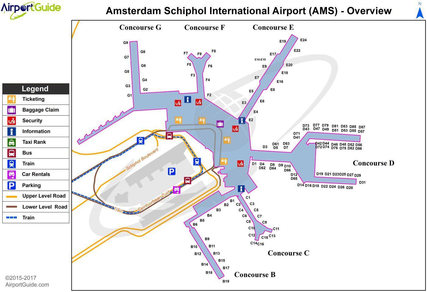 Аэропорт амстердама схипхол (schiphol) — ams