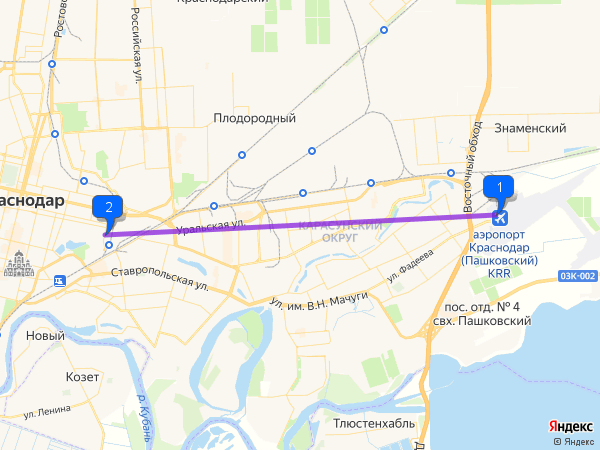 Как добраться краснодар. Аэропорт Краснодар на карте. Пашковский на карте Краснодара.