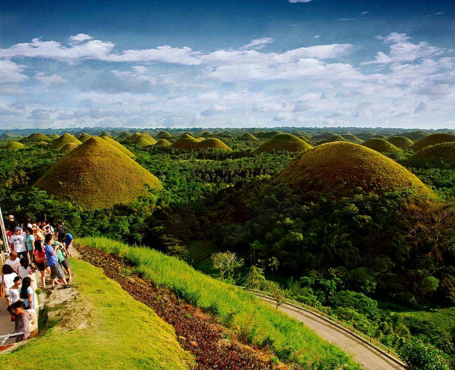Шоколадные холмы на филиппинах, остров бохоль