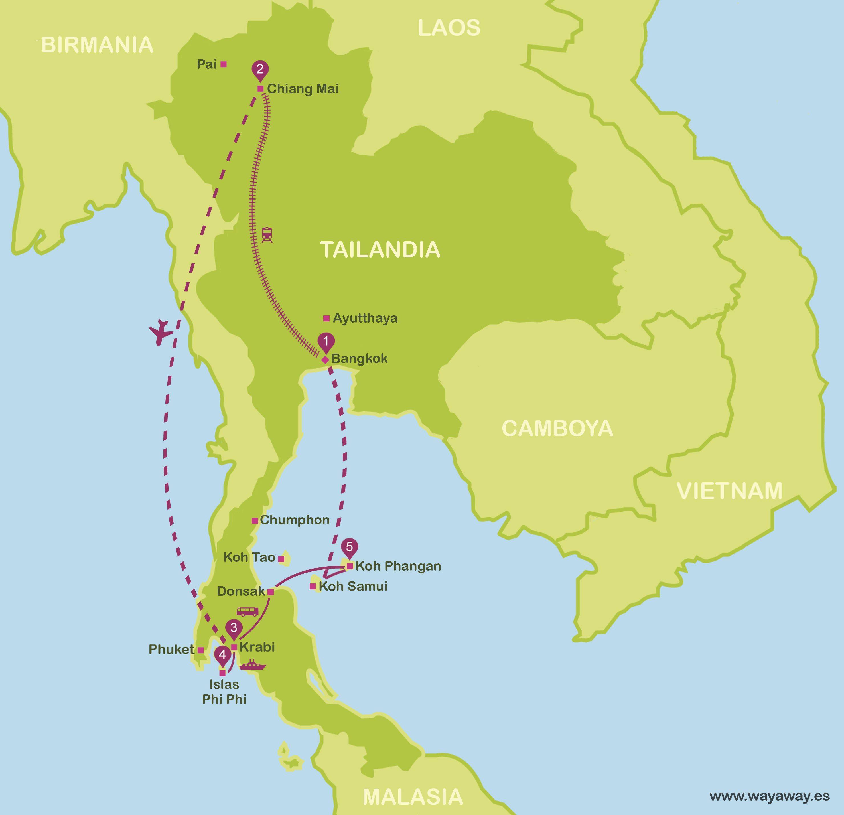 Аэропорты таиланда: полный список - название, на карте и описание