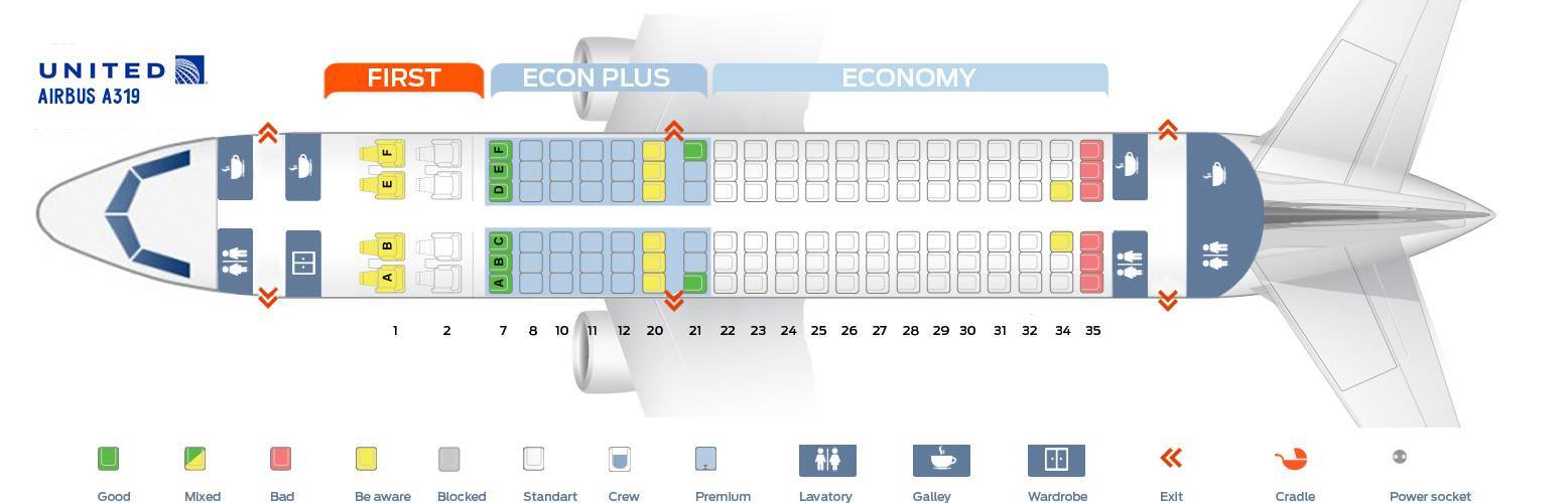 Все о схеме салона airbus a319 в авиапарке ак россия: подробное описание