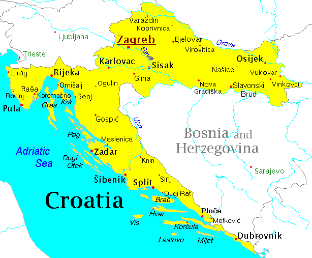Аэропорты хорватии: список и названия