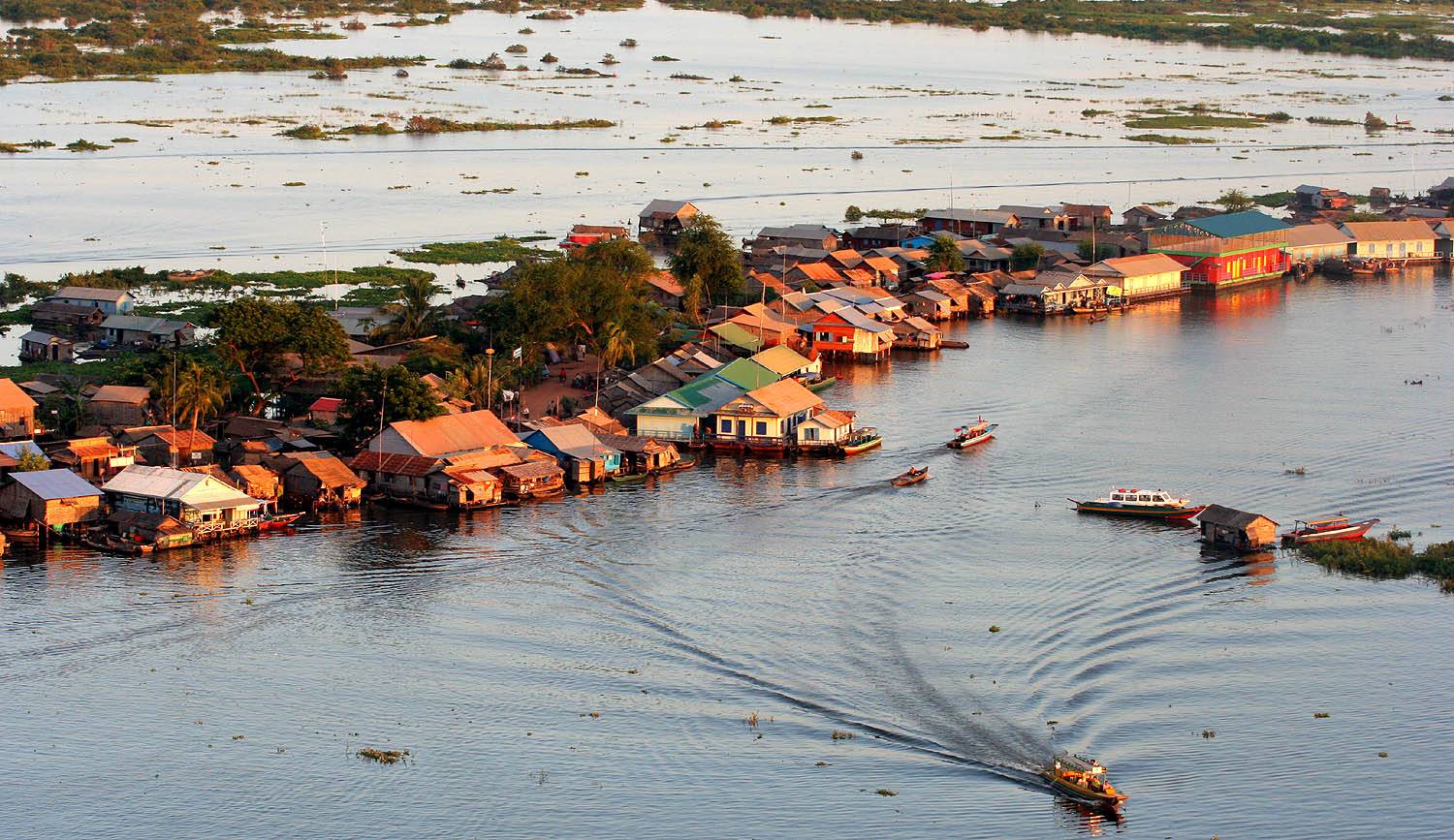 Плавучие деревни камбоджи — жизнь на воде