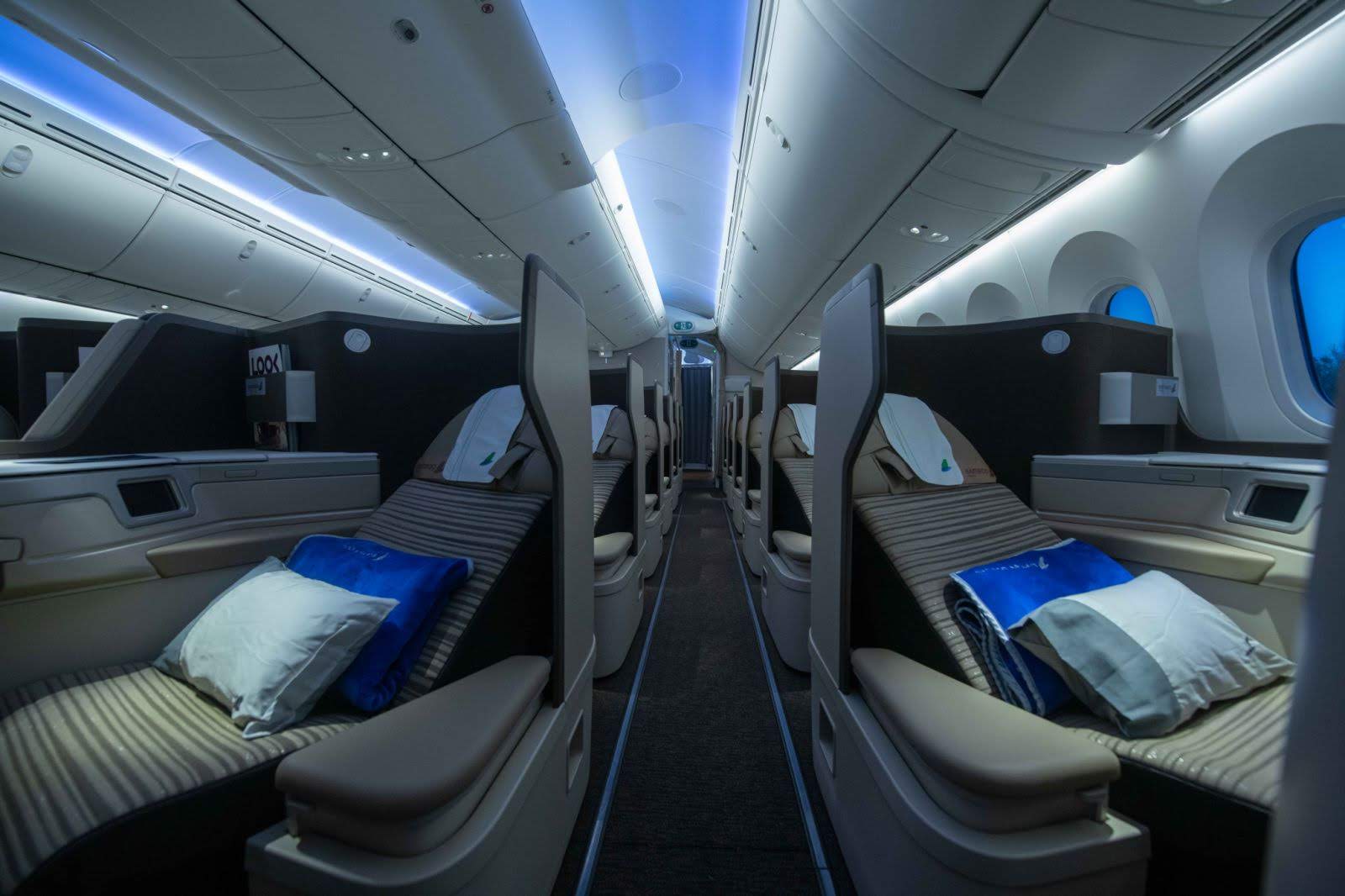 Все о салоне boeing 787 900 dreamliner: схема лучших мест в самолете