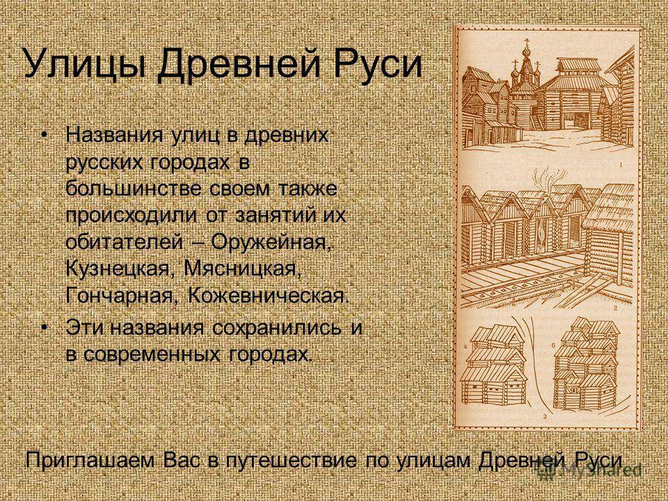 История городов древней руси проект