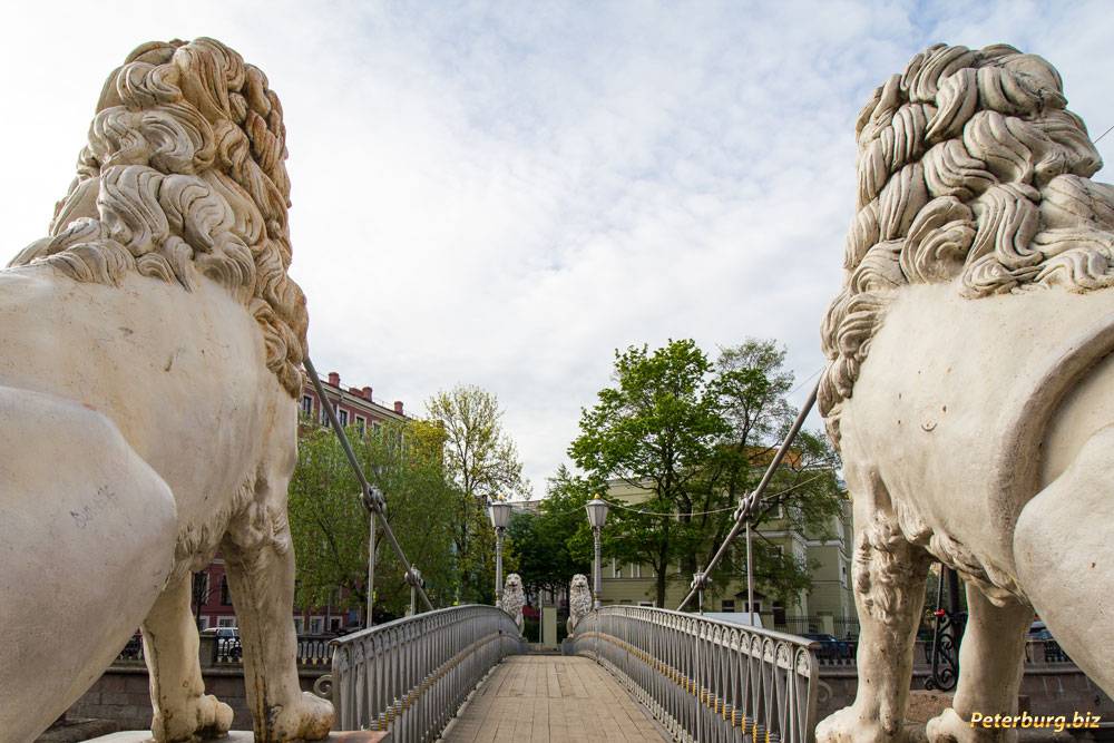 Львиный мост в санкт-петербурге — фото, описание